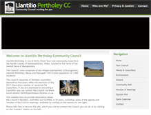 Tablet Screenshot of llantiliopertholeycc.org.uk